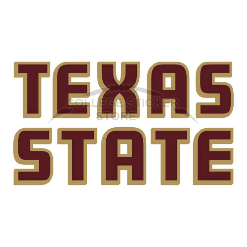 Diy Texas State Bobcats Iron-on Transfers (Wall Stickers)NO.6554